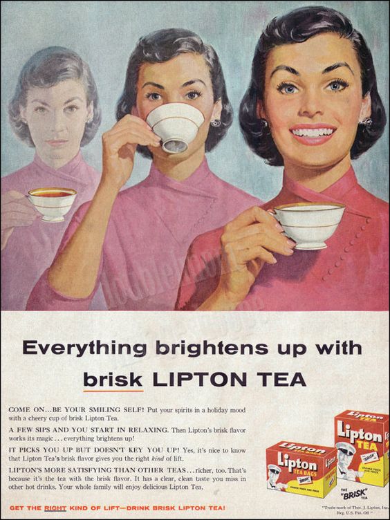 Lipton - Szatócssegédből tea király Korabeli Lipton tea reklám