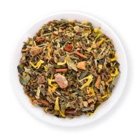 Mangós tulsi teakeverék